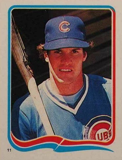 1985 Fleer Star Stickers Ryne Sandberg #11 Baseball Card