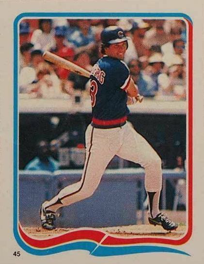 1985 Fleer Star Stickers Ryne Sandberg #45 Baseball Card
