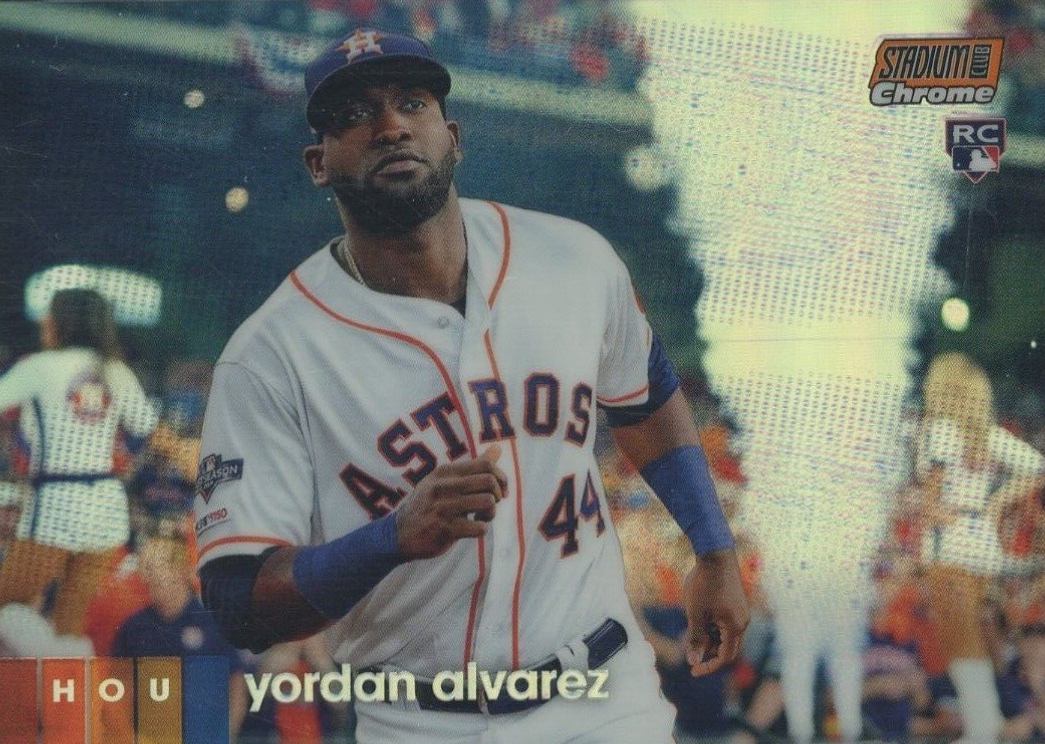 2020 Stadium Club Chrome Yordan Alvarez #69 Baseball Card