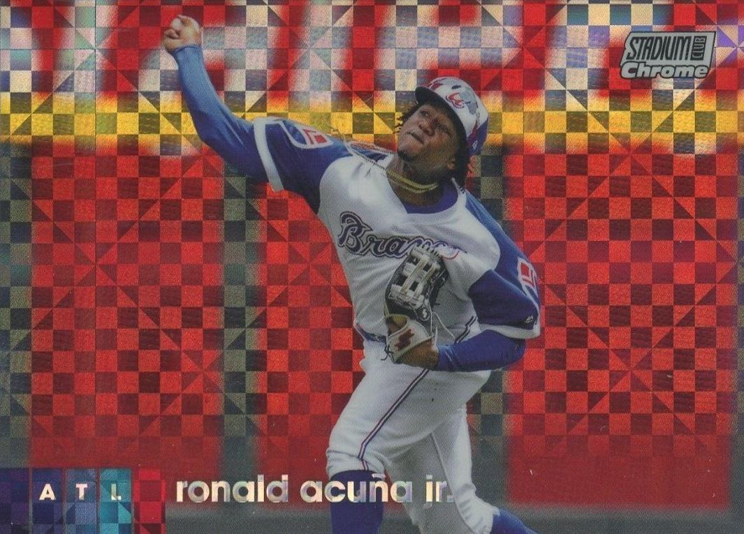 2020 Stadium Club Chrome Ronald Acuna Jr. #116 Baseball Card