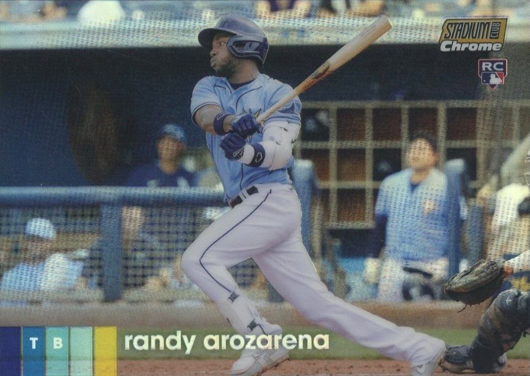 2020 Stadium Club Chrome Randy Arozarena #299 Baseball Card