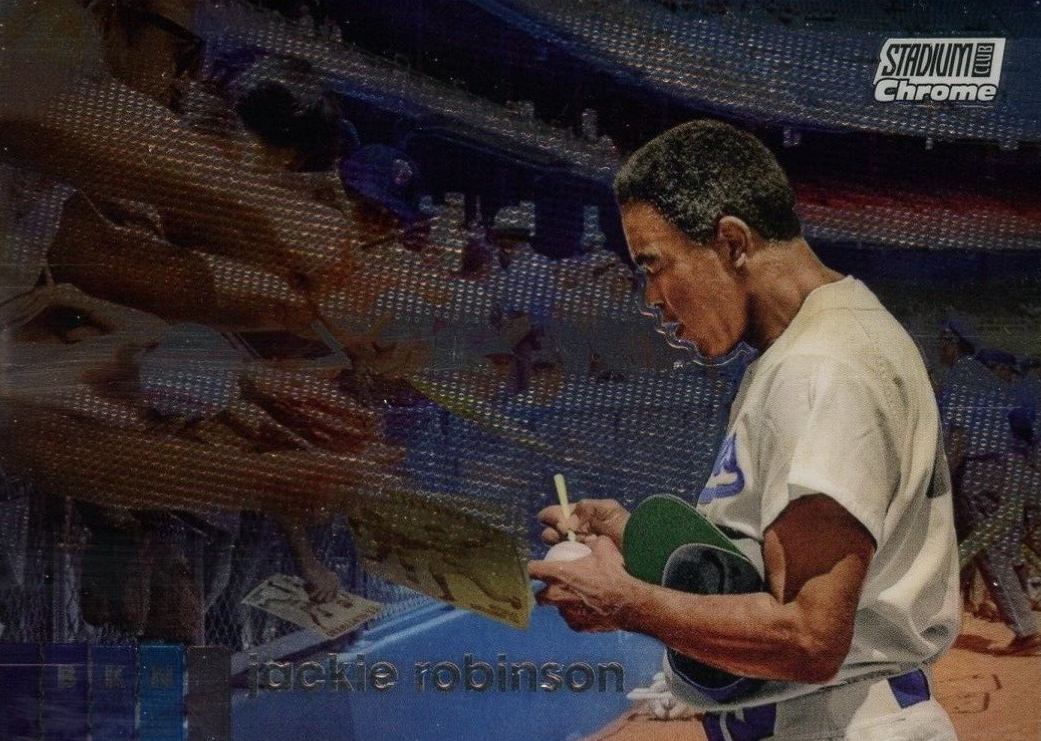 2020 Stadium Club Chrome Jackie Robinson #400 Baseball Card