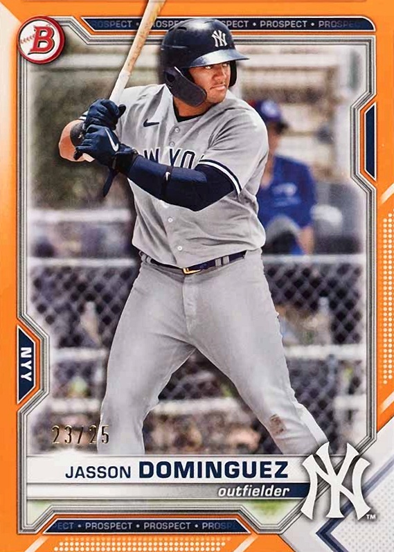 2021 Bowman Draft Jasson Dominguez #BD77 Baseball Card