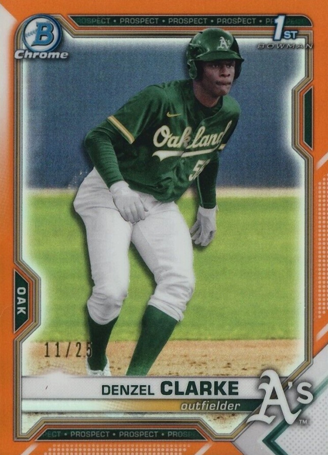 2021 Bowman Draft Denzel Clarke #BDC128 Baseball Card