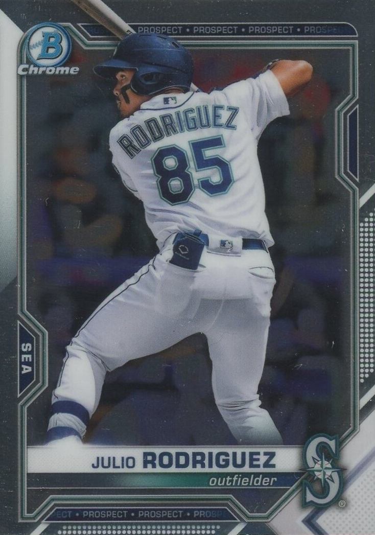 2021 Bowman Draft Julio Rodriguez #BDC145 Baseball Card
