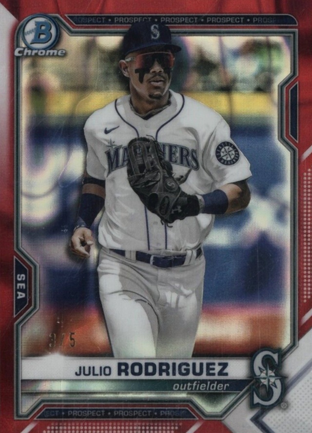 2021 Bowman Draft Julio Rodriguez #BDC145 Baseball Card