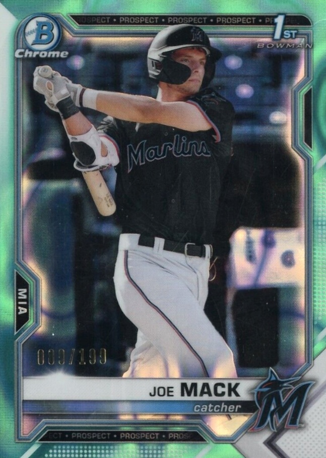 2021 Bowman Draft Joe Mack #BDC159 Baseball Card