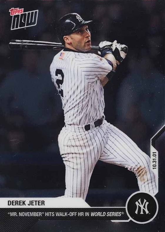 2020 Topps Now Chrome Derek Jeter Career Retrospective Derek Jeter #DJ7 Baseball Card