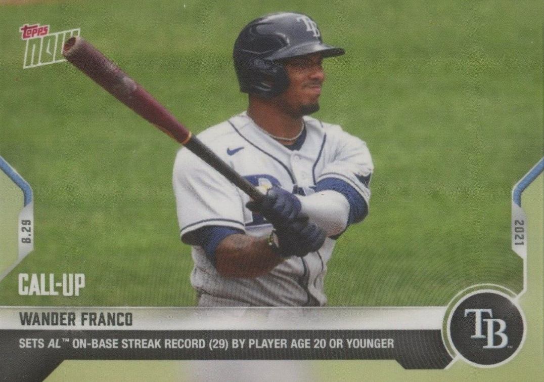 2021 Topps Now Wander Franco #728 Baseball Card