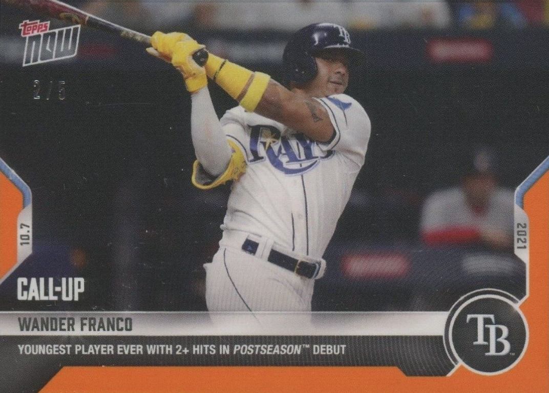 2021 Topps Now Wander Franco #924 Baseball Card