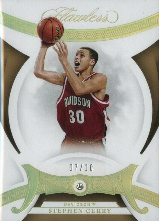 2020 Panini Flawless Collegiate Stephen Curry #14 Basketball Card