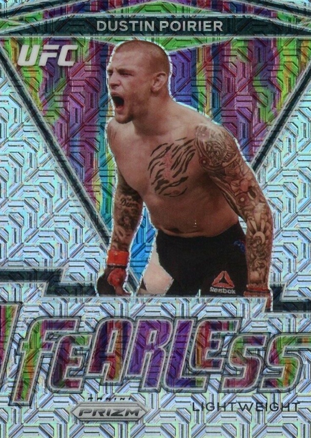 2021 Panini Prizm UFC Fearless Dustin Poirier #4 Other Sports Card