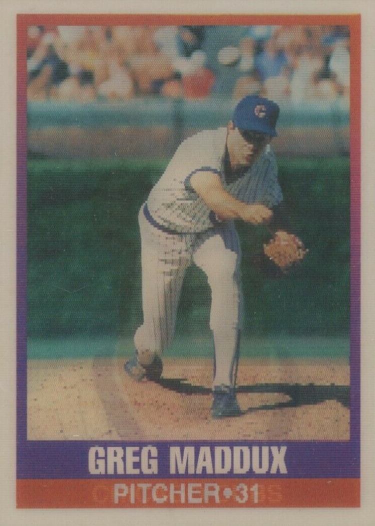 1989 Sportflics Greg Maddux #108 Baseball Card