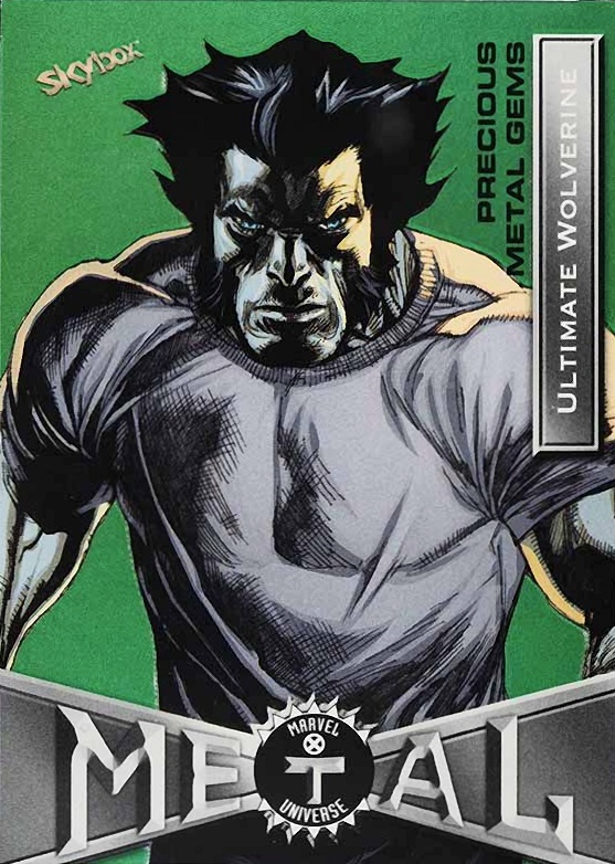 2021 Upper Deck Marvel X-Men Metal Universe Ultimate Wolverine #65 Non-Sports Card