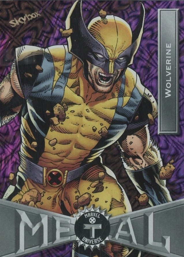 2021 Upper Deck Marvel X-Men Metal Universe Wolverine #69 Non-Sports Card