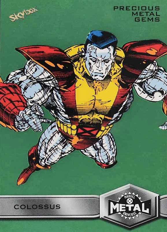 2021 Upper Deck Marvel X-Men Metal Universe Colossus #117 Non-Sports Card