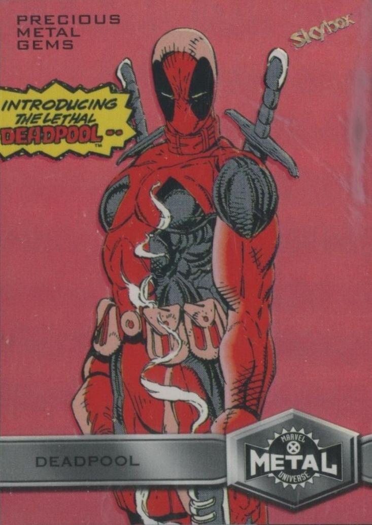 2021 Upper Deck Marvel X-Men Metal Universe Deadpool #123 Non-Sports Card