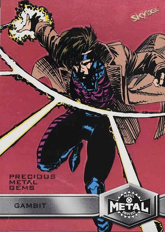 2021 Upper Deck Marvel X-Men Metal Universe Gambit #131 Non-Sports Card