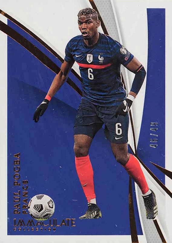 2021 Panini Immaculate Collection Paul Pogba #52 Soccer Card