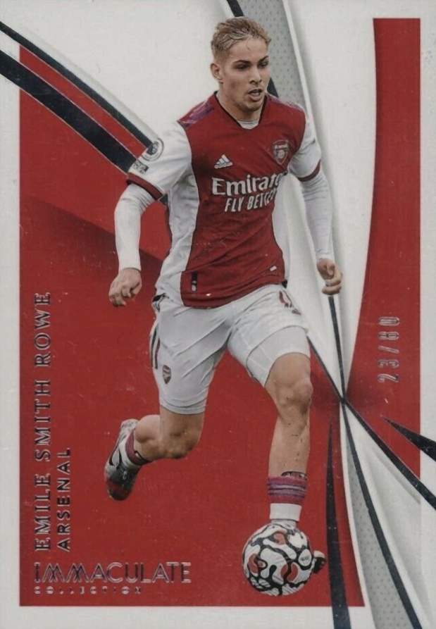 2021 Panini Immaculate Collection Emile Smith Rowe #102 Soccer Card