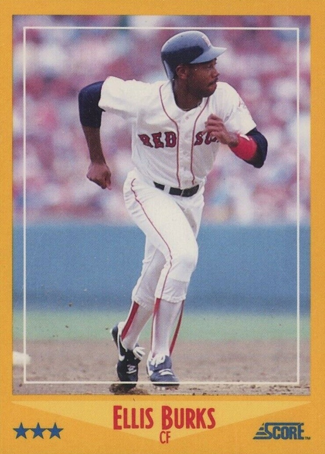 1988 Score Glossy Ellis Burks #472 Baseball Card