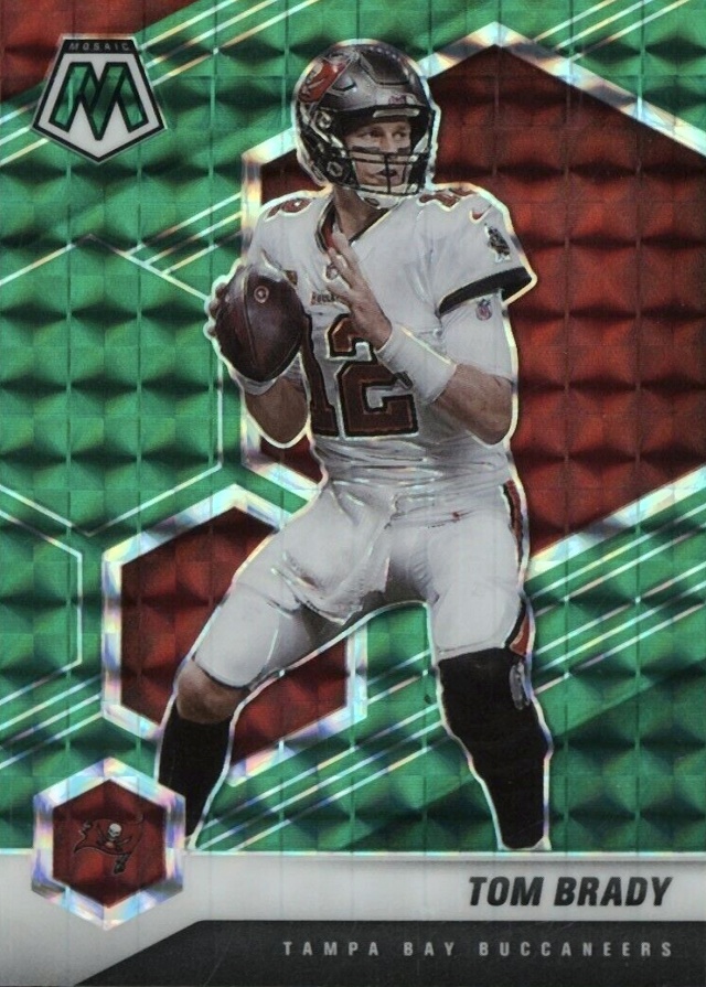 2021 Panini Mosaic Tom Brady #186 Football Card