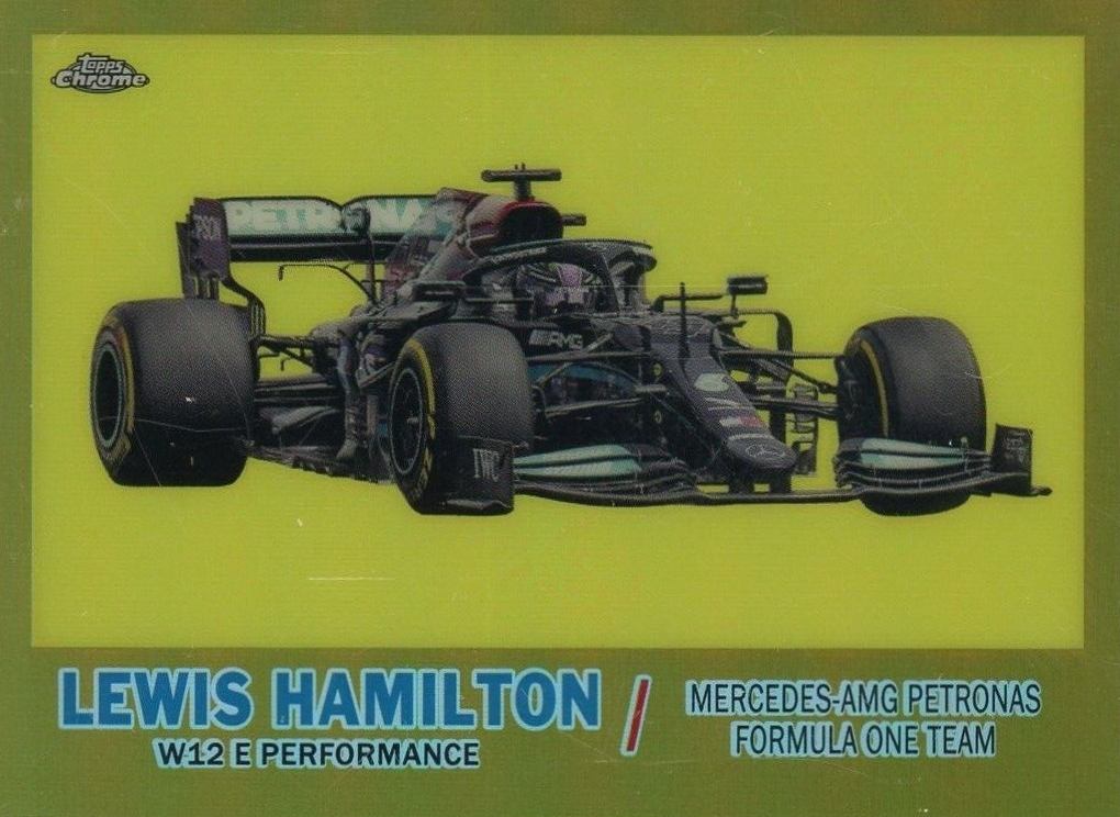 2021 Topps Chrome Formula 1 1961 Topps Sports Cars Lewis Hamilton #T61LH Other Sports Card