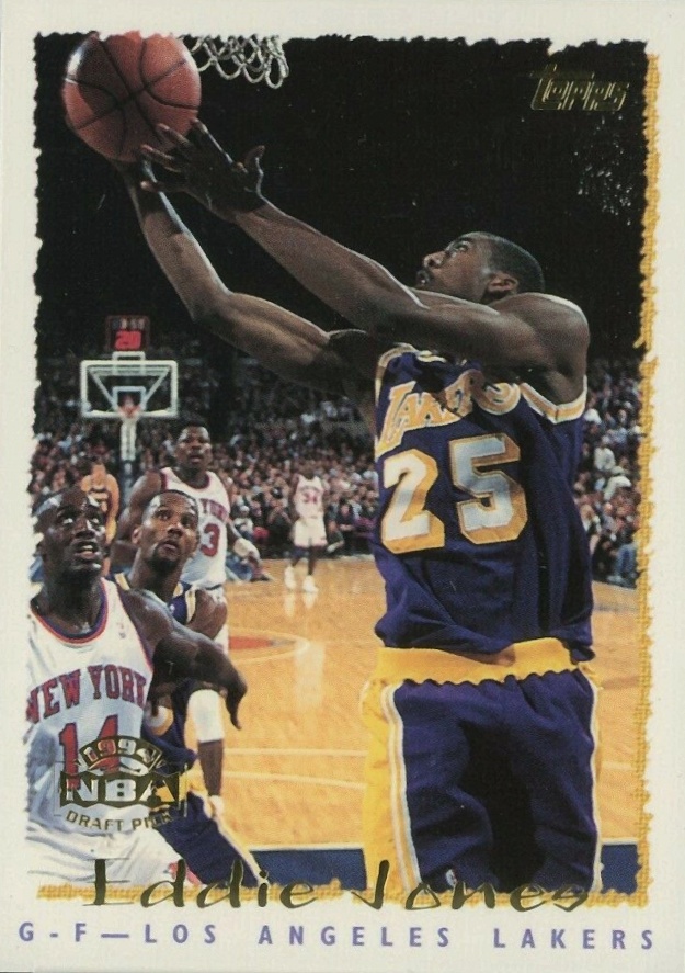 1994 Topps  Eddie Jones #243 Basketball Card