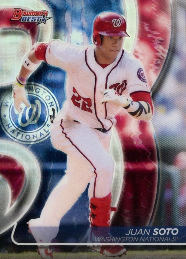 2020 Bowman's Best Juan Soto #37 Baseball Card