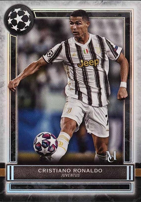 2020 Topps Museum Collection UCL Cristiano Ronaldo #1 Soccer Card