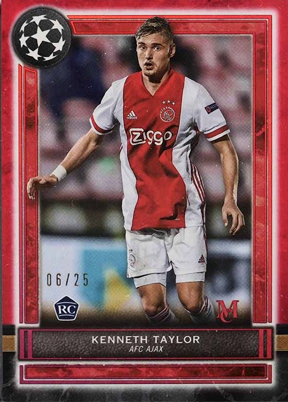 2020 Topps Museum Collection UCL Kenneth Taylor #56 Soccer Card