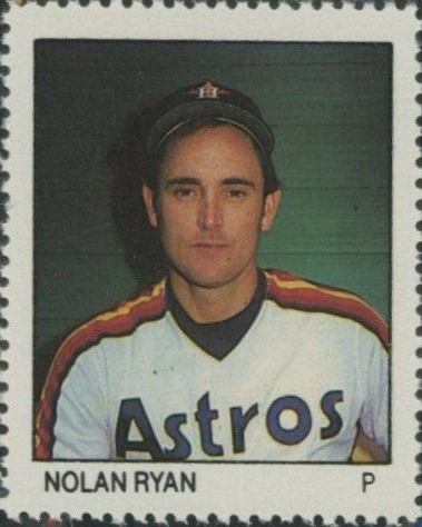1983 Fleer Stamps Nolan Ryan # Baseball Card