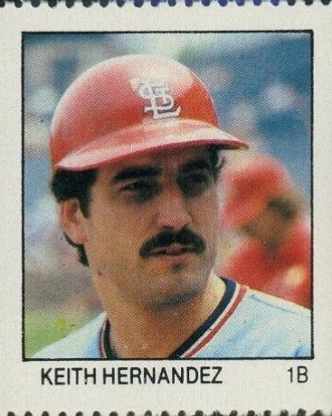 1983 Fleer Stamps Keith Hernandez # Baseball Card