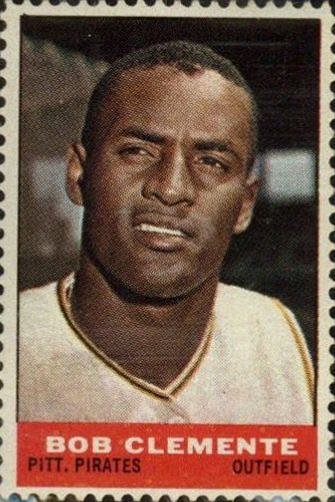 1964 Bazooka Stamps Bob Clemente # Baseball Card