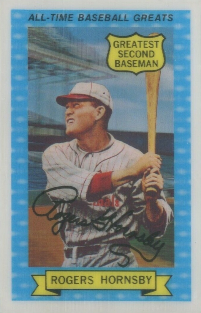 1970 Rold Gold Pretzels Rogers Hornsby #2 Baseball Card