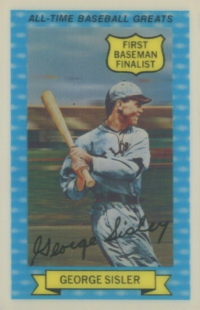 1970 Rold Gold Pretzels George Sisler #5 Baseball Card