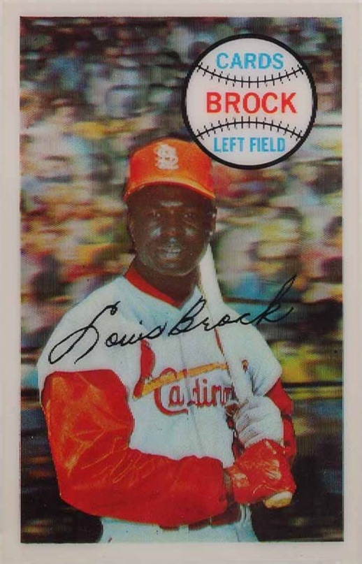 1970 Kellogg's Kelloggs Lou Brock #44 Baseball Card