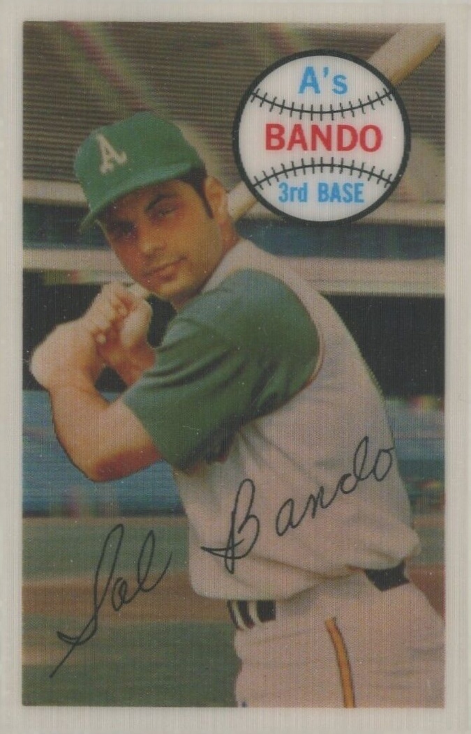 1970 Kellogg's Kelloggs Sal Bando #51 Baseball Card