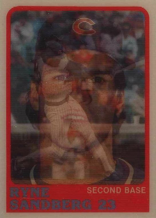 1988 Sportflics Ryne Sandberg #12 Baseball Card
