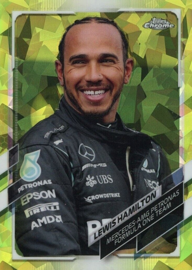 2021  Topps Chrome Formula 1 Sapphire Edition Lewis Hamilton #50 Other Sports Card
