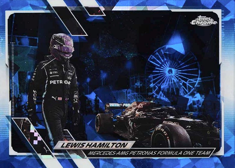 2021  Topps Chrome Formula 1 Sapphire Edition Lewis Hamilton #56 Other Sports Card
