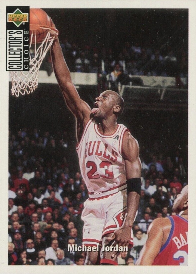 1994 Collector's Choice International Michael Jordan #21 Basketball Card