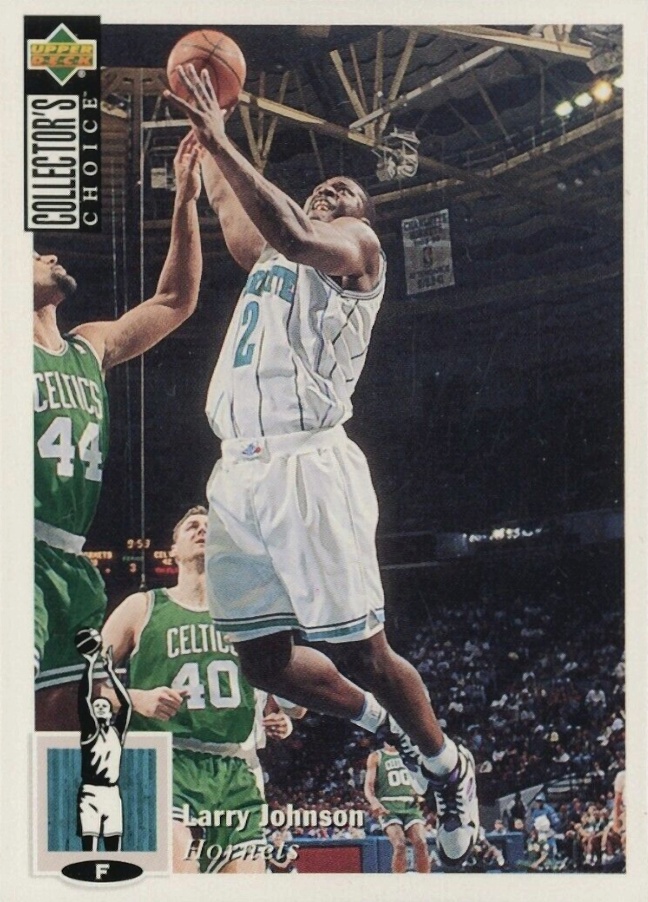 1994 Collector's Choice International Larry Johnson #302 Basketball Card