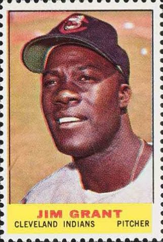 1964 Bazooka Stamps Jim Grant # Baseball Card