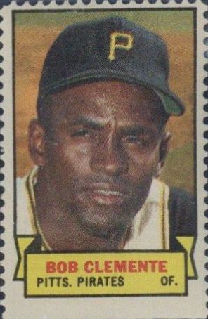 1969 Topps Stamps Roberto Clemente # Baseball Card