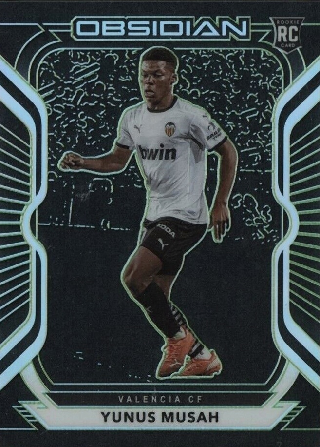 2020 Panini Obsidian Yunus Musah #35 Soccer Card