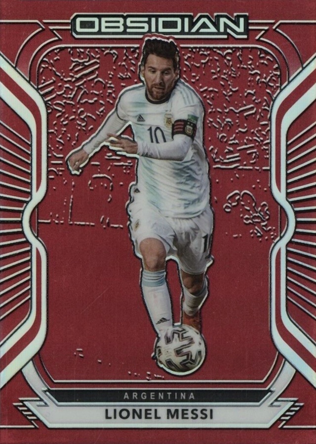 2020 Panini Obsidian Lionel Messi #46 Soccer Card