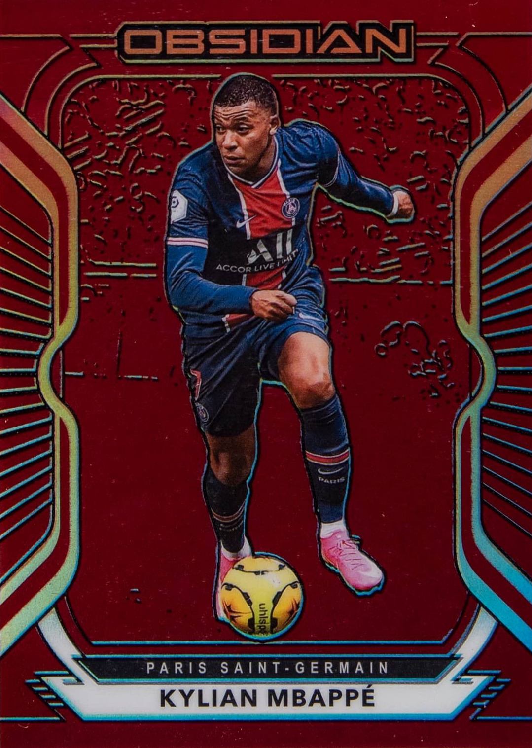 2020 Panini Obsidian Kylian Mbappe #79 Soccer Card