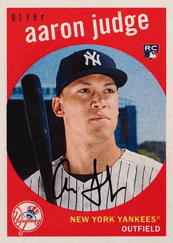 2017 Topps Transcendent Collection Topps History Aaron Judge Aaron Judge #1959 Baseball Card