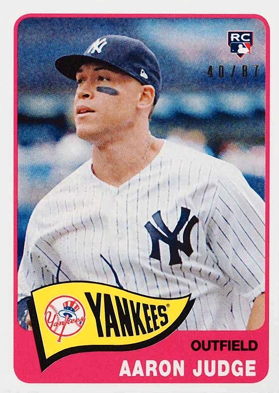 2017 Topps Transcendent Collection Topps History Aaron Judge Aaron Judge #1965 Baseball Card